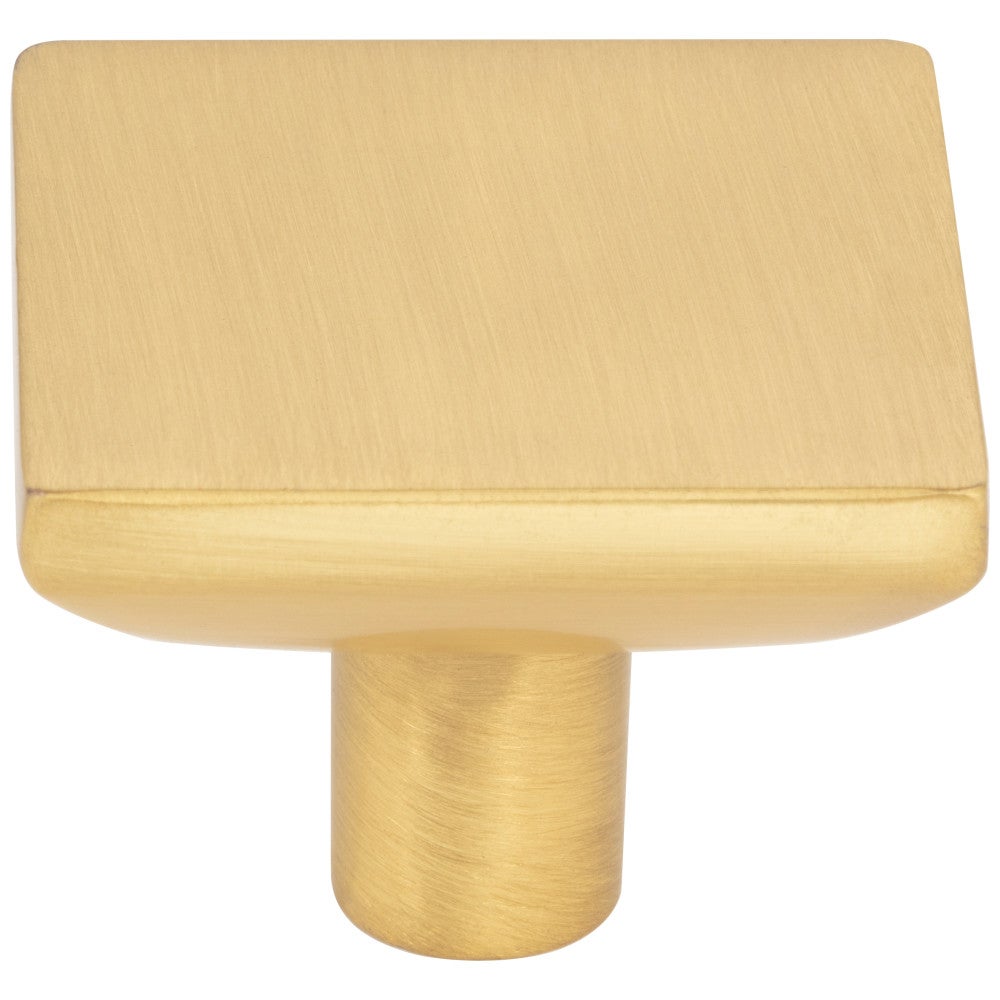 1-1/4" Overall Length Satin Nickel Walker 1 Square Knob