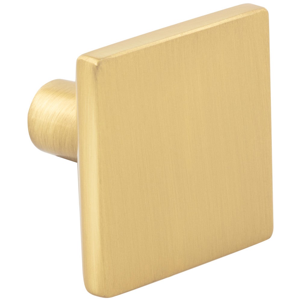 1-1/4" Overall Length Satin Nickel Walker 1 Square Knob