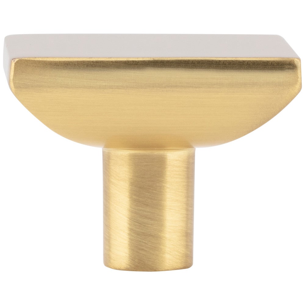 1-1/4" Overall Length Satin Nickel Walker 1 Square Knob