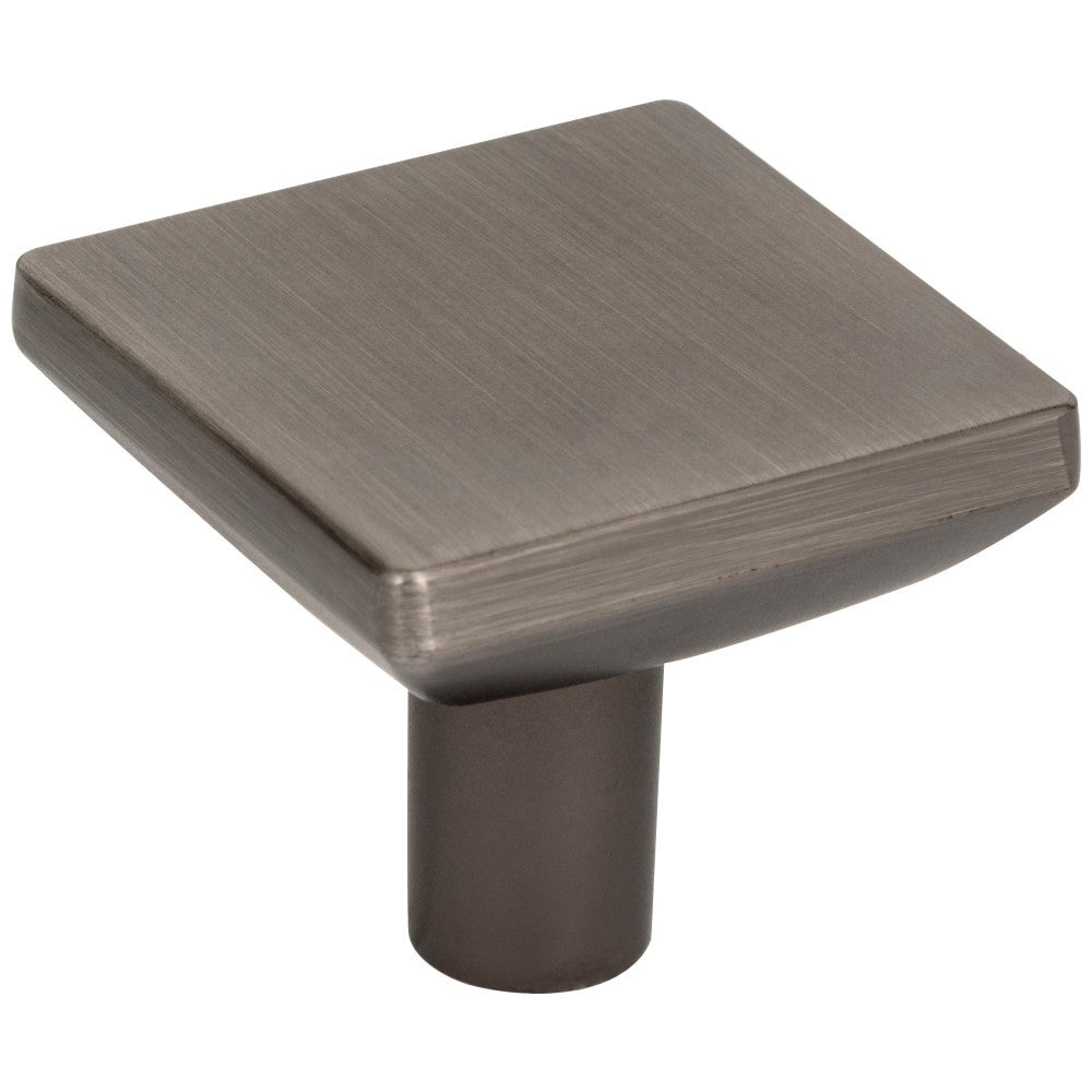 1-1/4" Overall Length Satin Nickel Walker 1 Square Knob