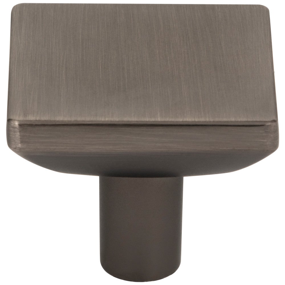 1-1/4" Overall Length Satin Nickel Walker 1 Square Knob