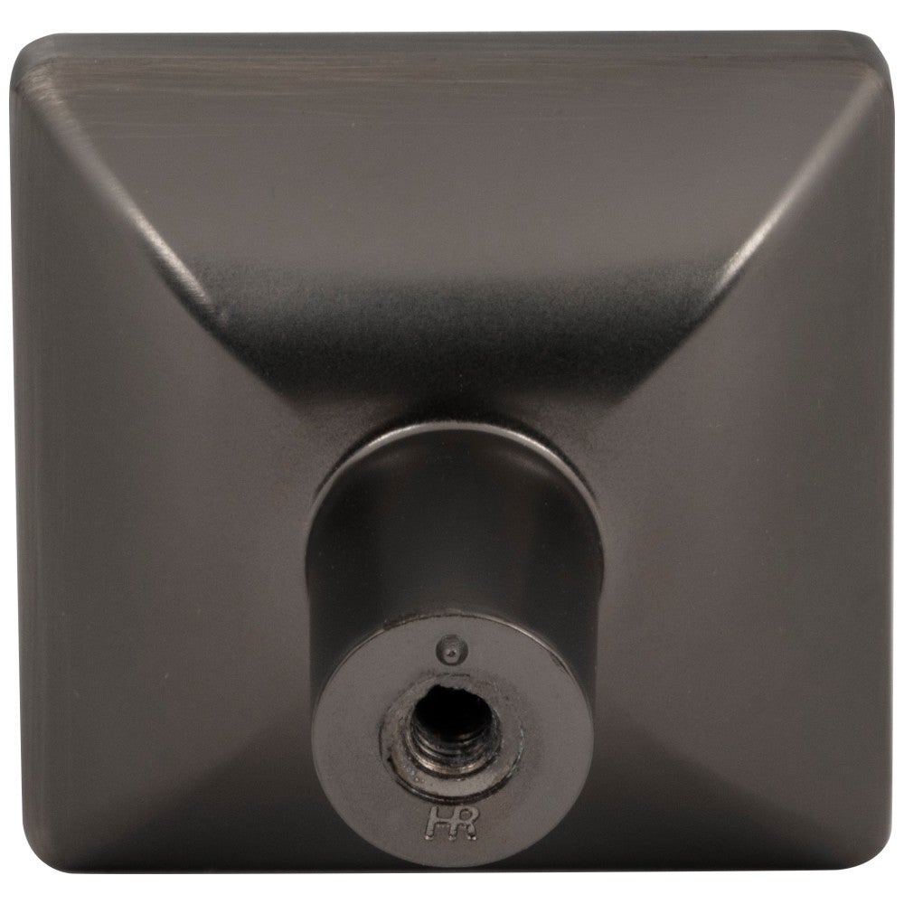 1-1/4" Overall Length Satin Nickel Walker 1 Square Knob