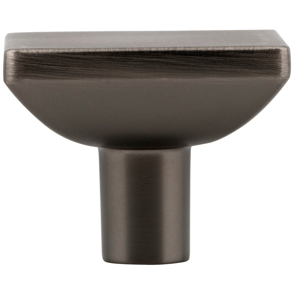 1-1/4" Overall Length Satin Nickel Walker 1 Square Knob
