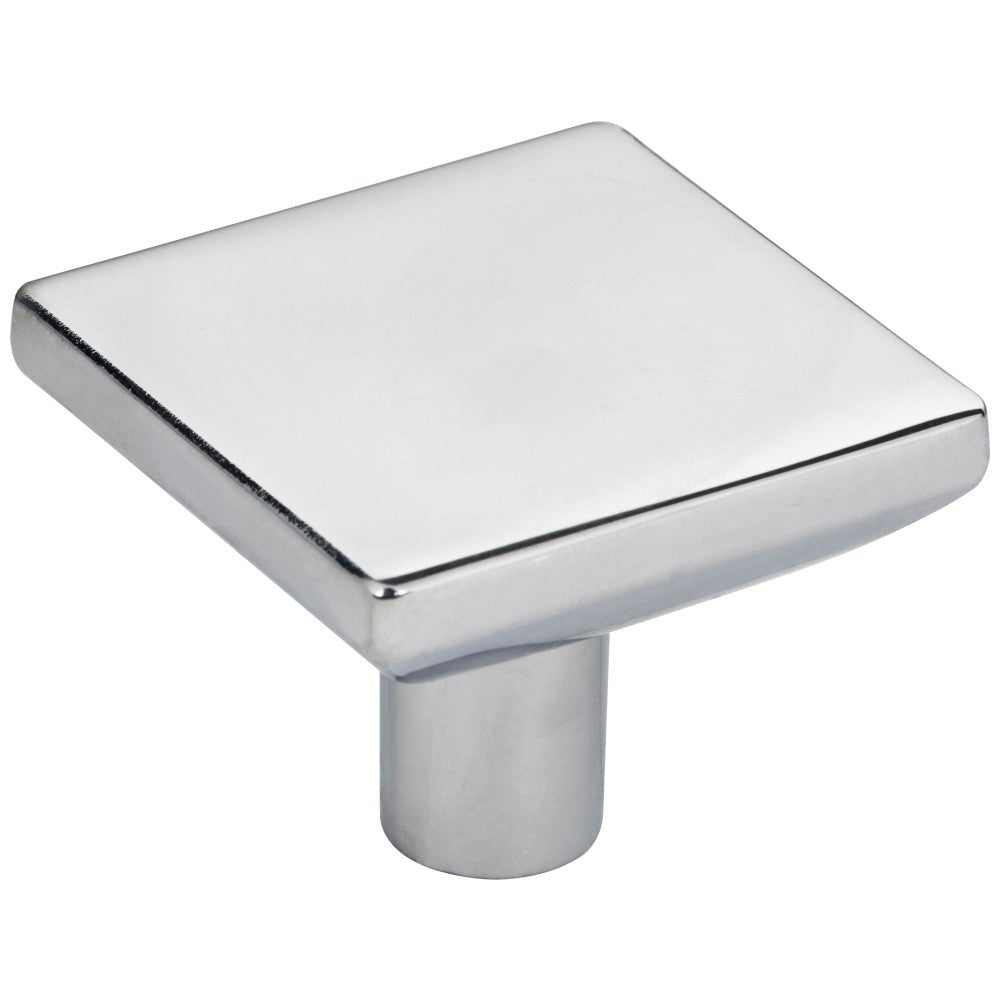 1-1/4" Overall Length Satin Nickel Walker 1 Square Knob