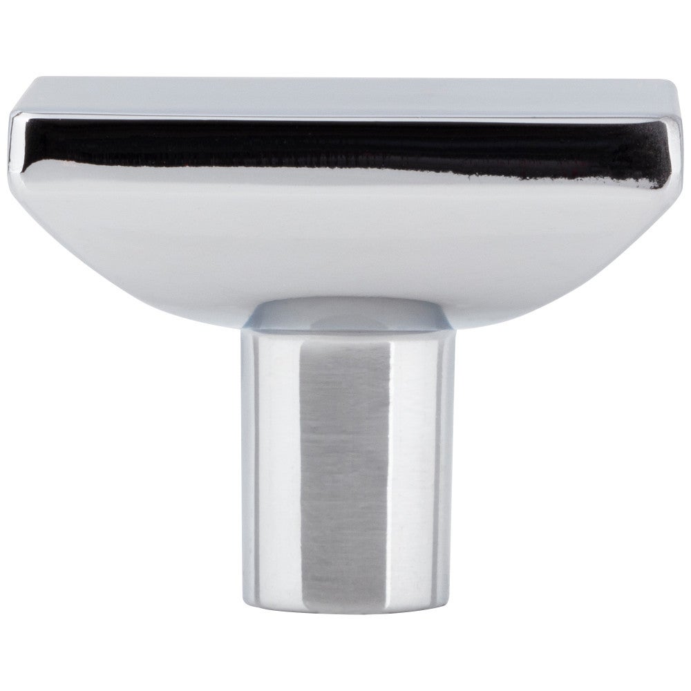 1-1/4" Overall Length Satin Nickel Walker 1 Square Knob