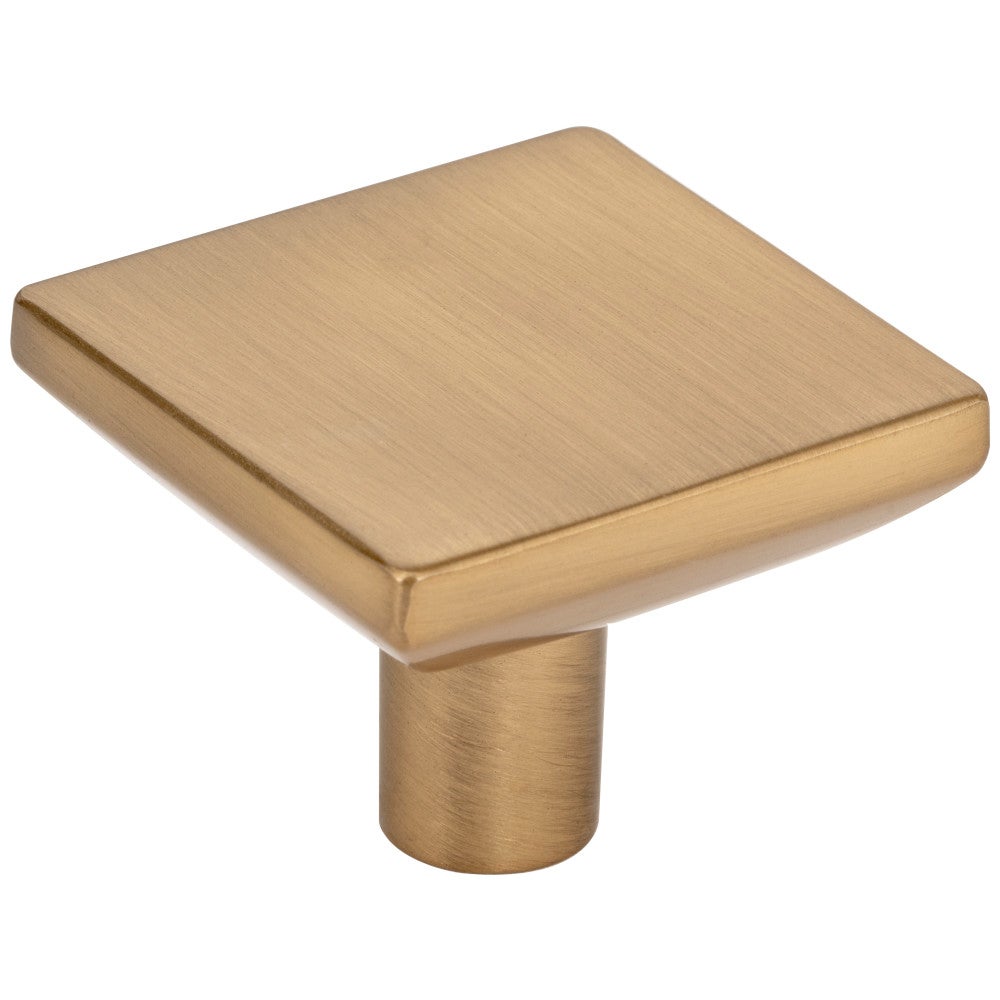 1-1/4" Overall Length Satin Nickel Walker 1 Square Knob