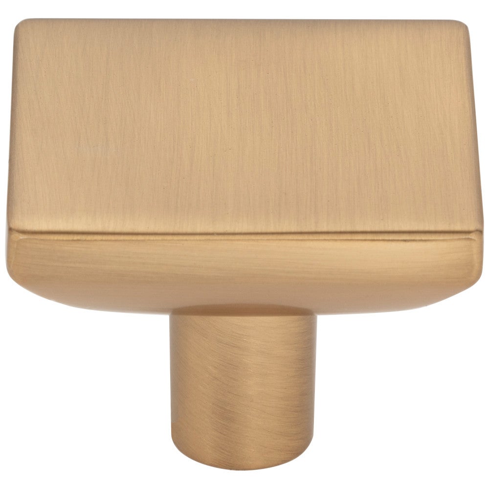 1-1/4" Overall Length Satin Nickel Walker 1 Square Knob