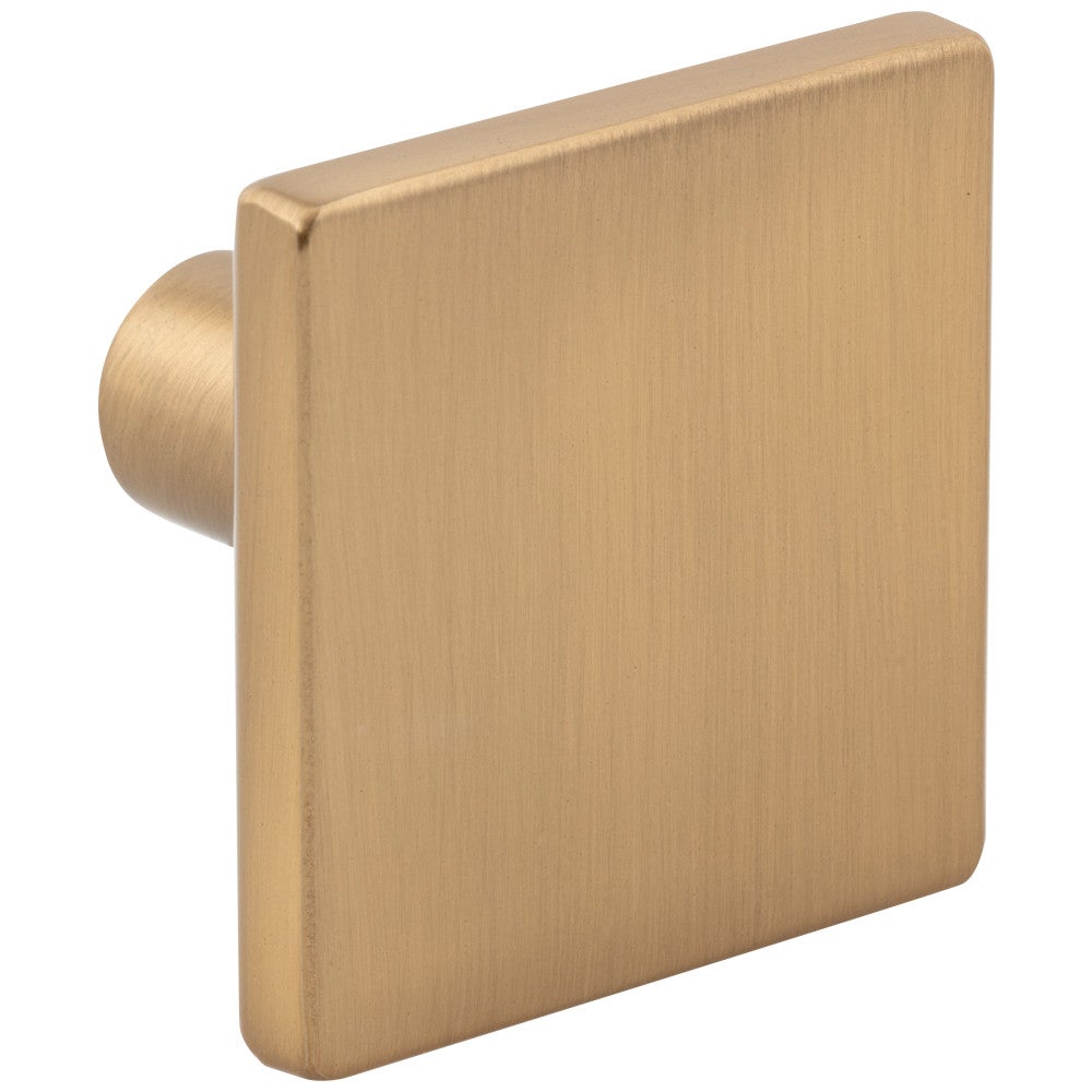 1-1/4" Overall Length Satin Nickel Walker 1 Square Knob