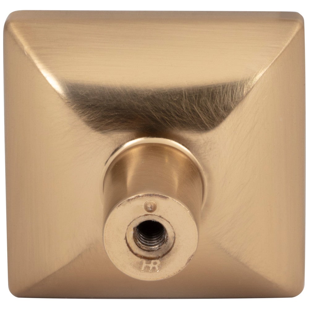 1-1/4" Overall Length Satin Nickel Walker 1 Square Knob
