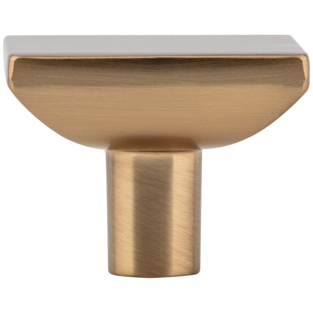 1-1/4" Overall Length Satin Nickel Walker 1 Square Knob