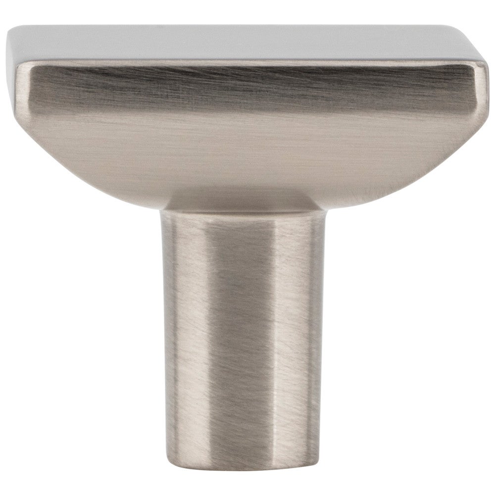 1-1/4" Overall Length Satin Nickel Walker 1 Square Knob