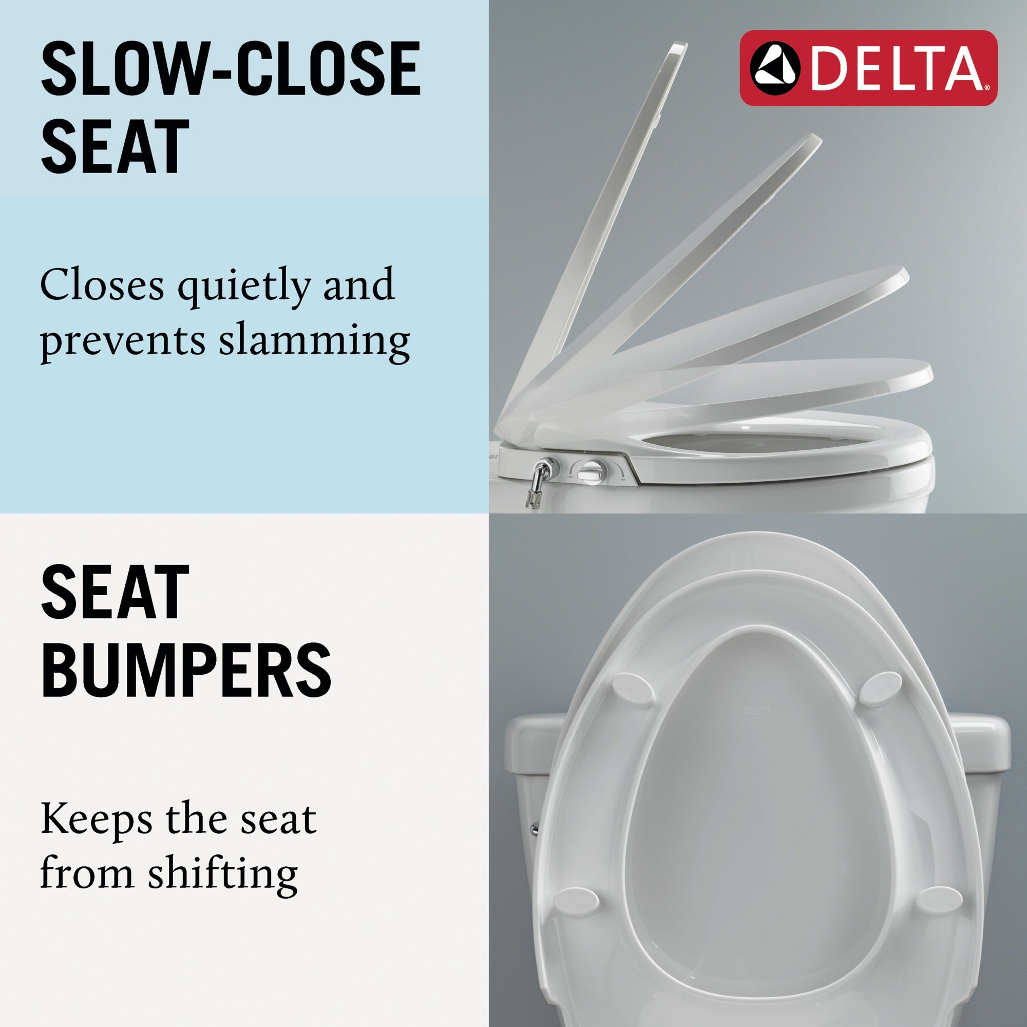 Delta Refresh Manual Elongated Bidet Seat
