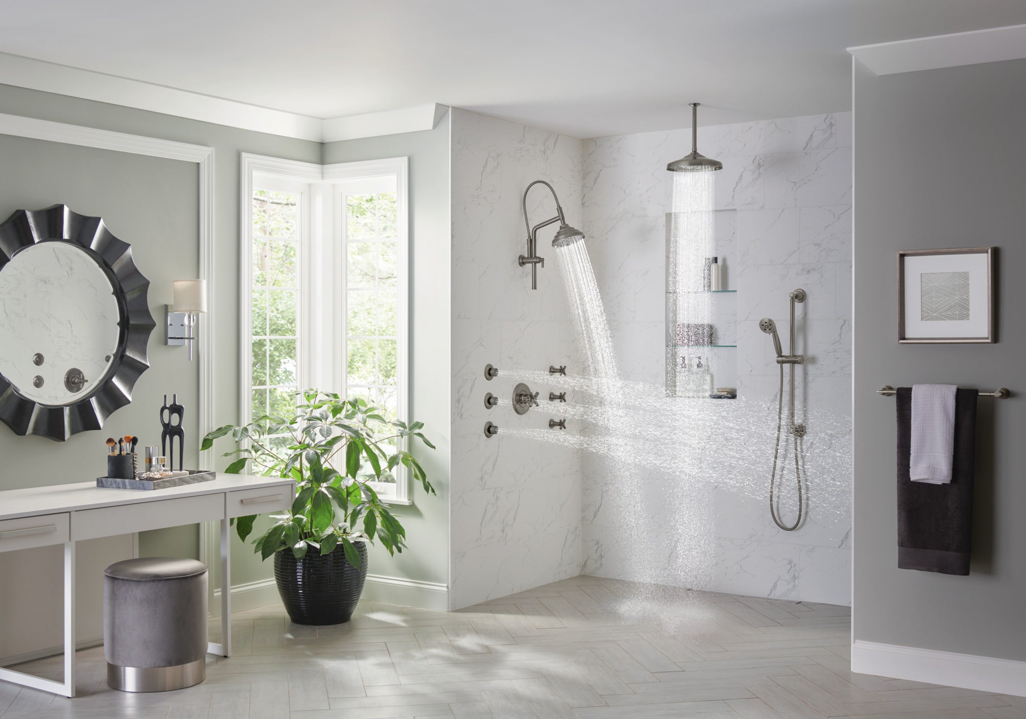 Brizo Invari® Sensori® Volume Control Trim With Cross Handle