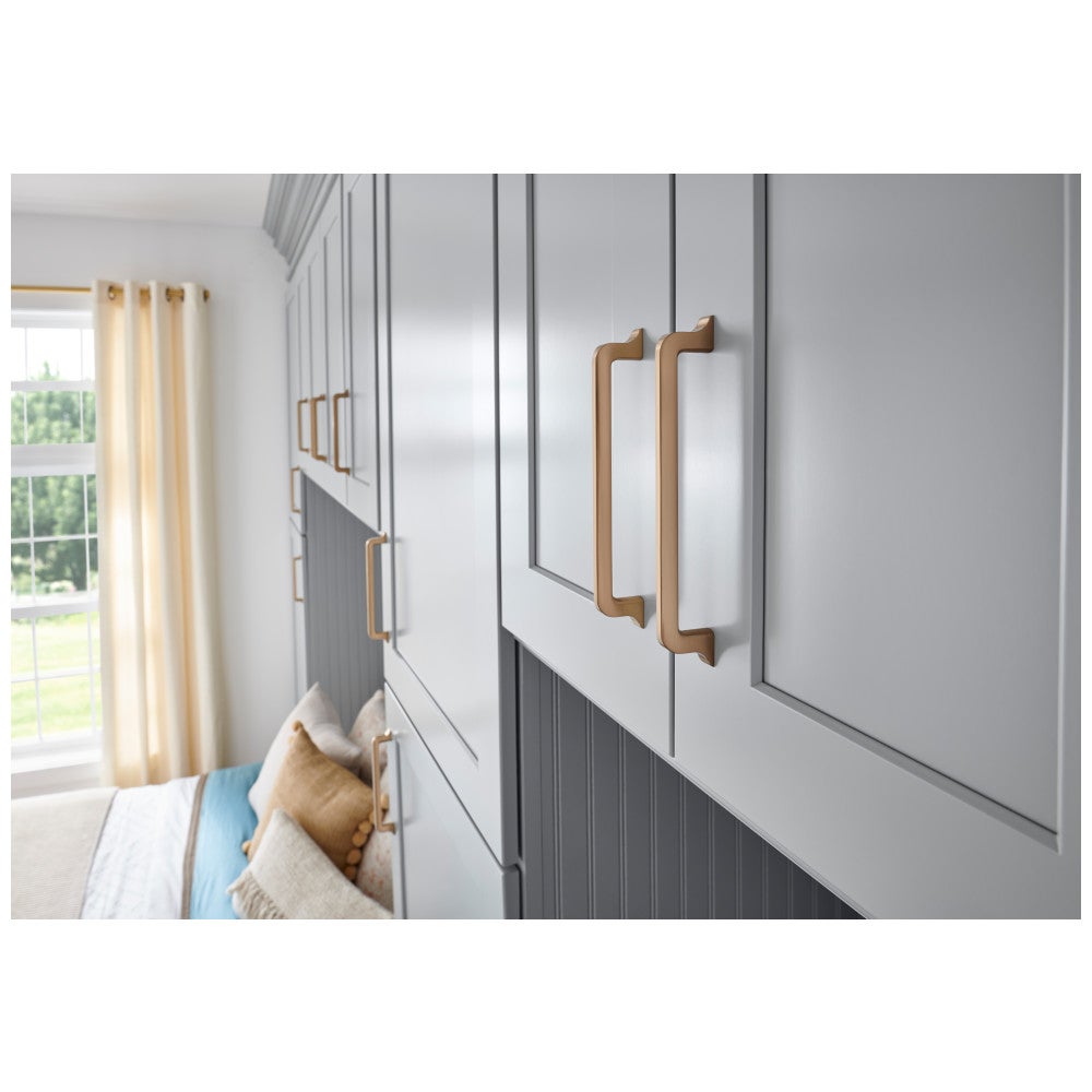 Hardware Resources 3" Center-to-Center Satin Nickel Callie Cabinet Pull