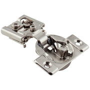 Hardware Resources HR MAX 105° 1/2" Overlay Self-close Compact Hinge with 2 Cleats and without Dowels