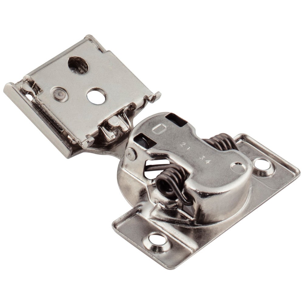 Hardware Resources HR MAX 105° 1/2" Overlay Self-close Compact Hinge with 2 Cleats and without Dowels