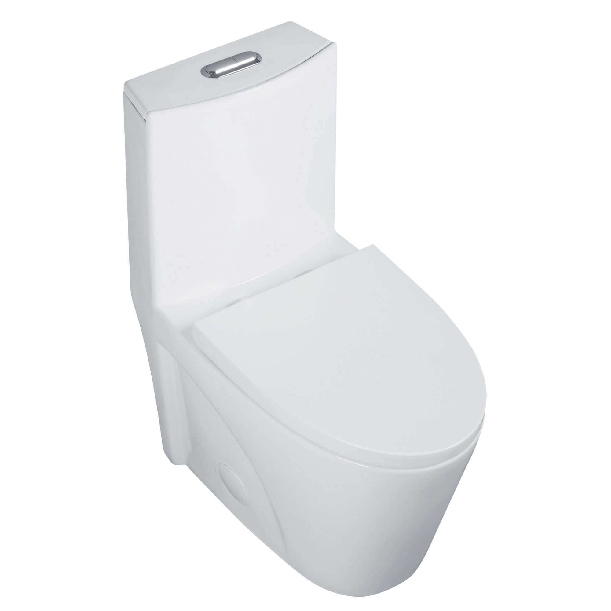 Fine Fixtures MOTB7 Ultraluxe One‑Piece Elongated Toilet – Dual Flush, 12" Rough‑In