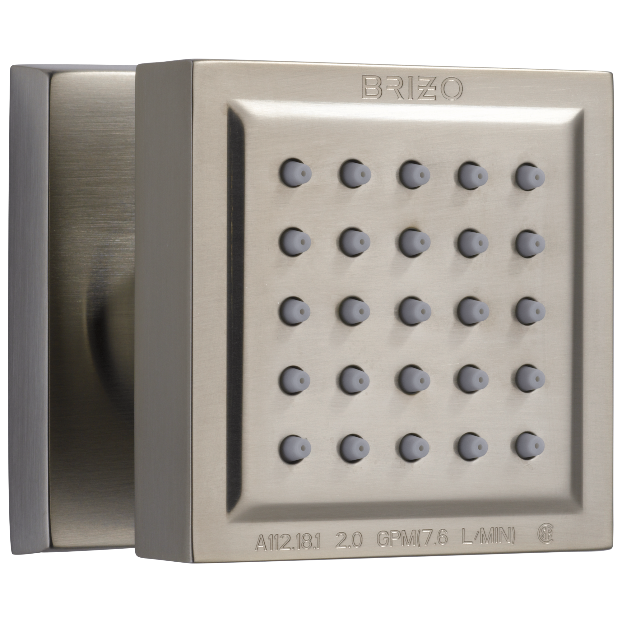Brizo Essential™ Shower Touch-Clean® Square Body Spray
