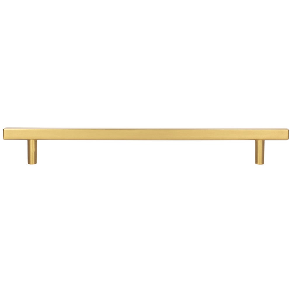 96 mm Center-to-Center Satin Nickel Square Dominique Cabinet Bar Pull