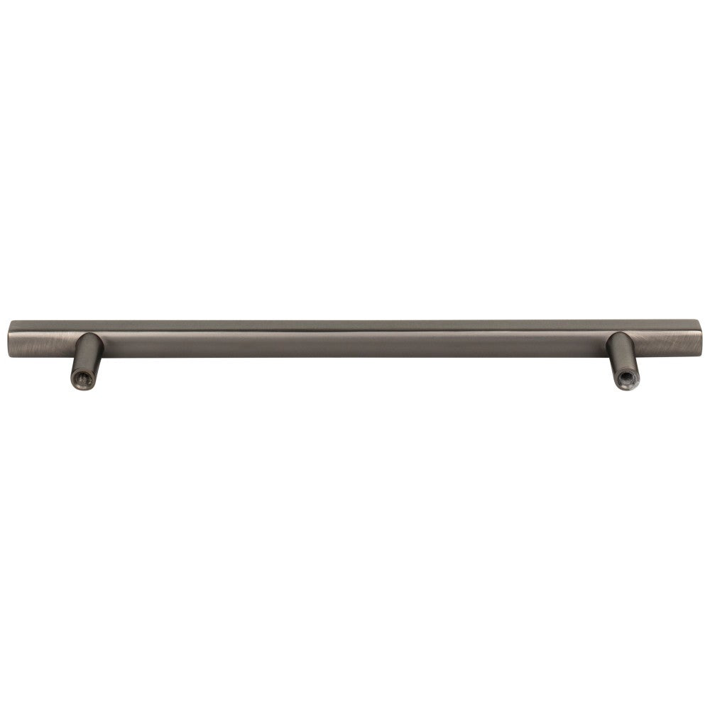 96 mm Center-to-Center Satin Nickel Square Dominique Cabinet Bar Pull