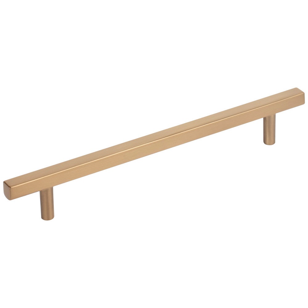 96 mm Center-to-Center Satin Nickel Square Dominique Cabinet Bar Pull