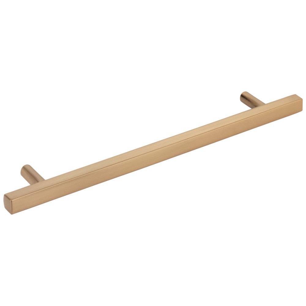96 mm Center-to-Center Satin Nickel Square Dominique Cabinet Bar Pull