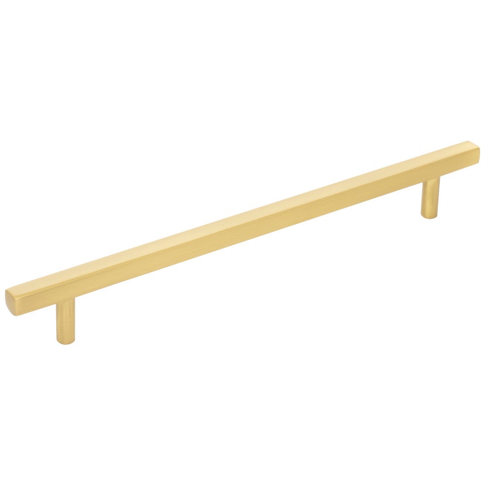 96 mm Center-to-Center Satin Nickel Square Dominique Cabinet Bar Pull