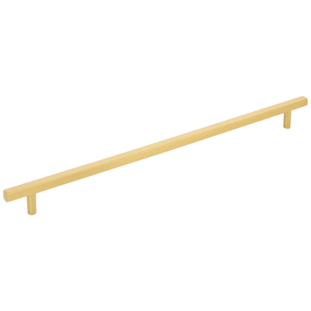 96 mm Center-to-Center Satin Nickel Square Dominique Cabinet Bar Pull