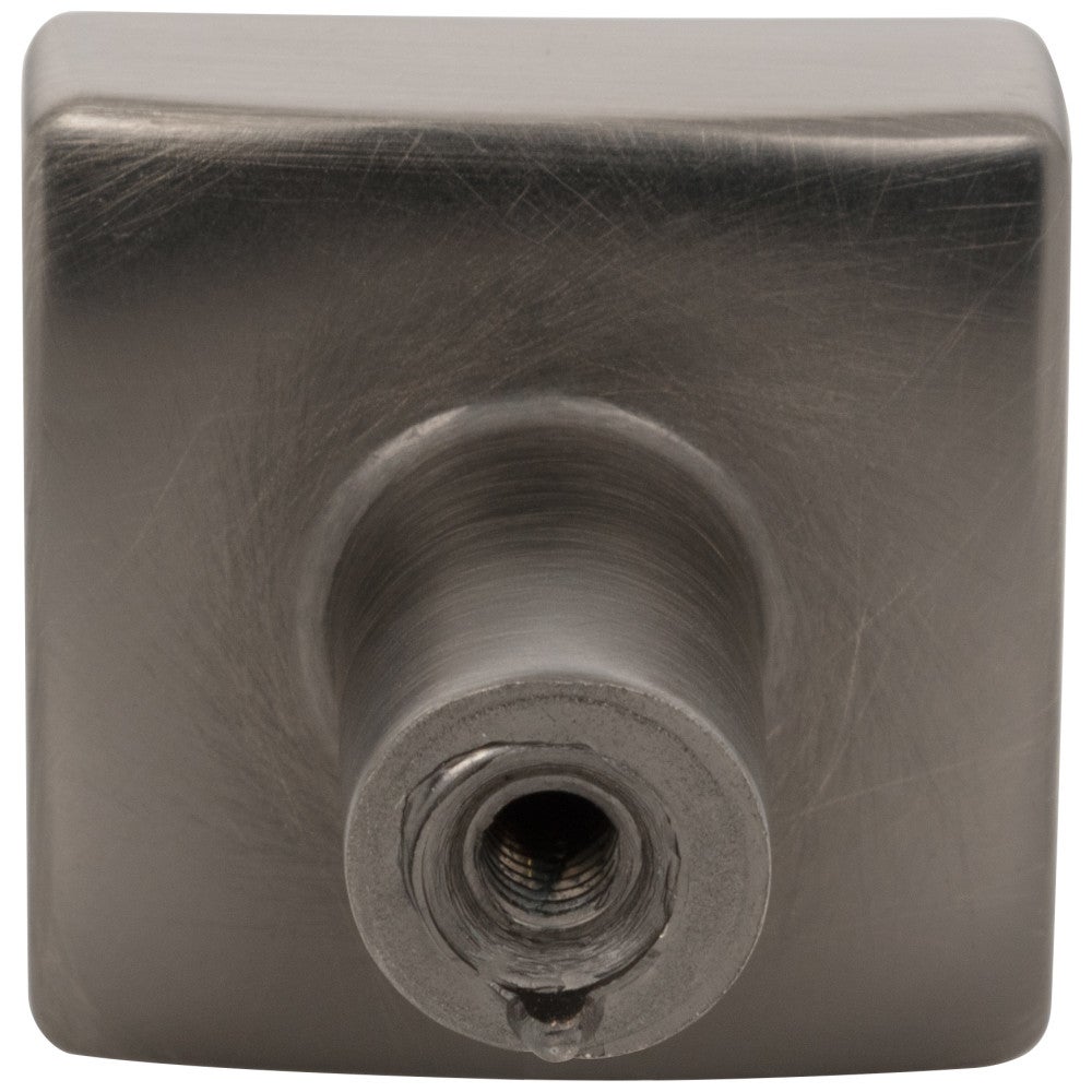 Hardware Resources 1-1/8" Overall Length Satin Nickel Square Dominique Cabinet Knob