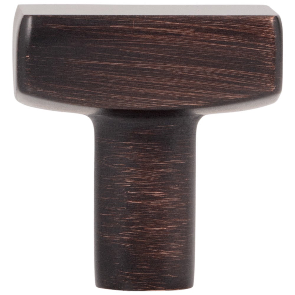 Hardware Resources 1-1/8" Overall Length Satin Nickel Square Dominique Cabinet Knob