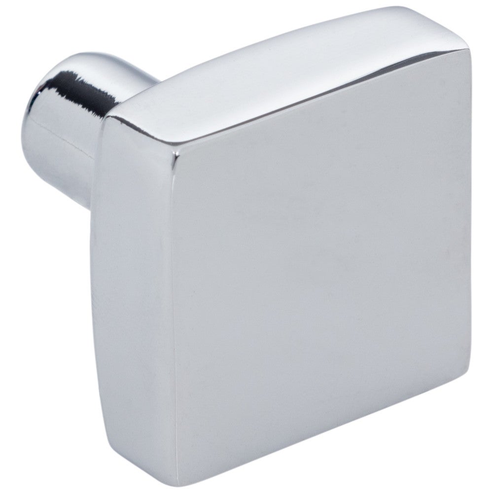 Hardware Resources 1-1/8" Overall Length Satin Nickel Square Dominique Cabinet Knob