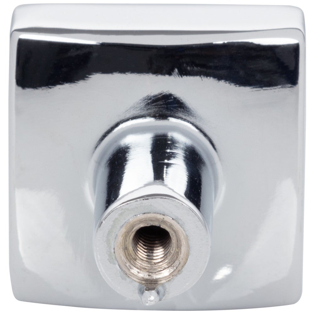 Hardware Resources 1-1/8" Overall Length Satin Nickel Square Dominique Cabinet Knob