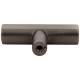 2" Satin Nickel Dominique Cabinet "T" Knob