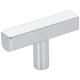 2" Satin Nickel Dominique Cabinet "T" Knob