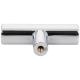 2" Satin Nickel Dominique Cabinet "T" Knob