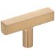 2" Satin Nickel Dominique Cabinet "T" Knob
