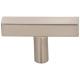 2" Satin Nickel Dominique Cabinet "T" Knob