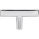 2" Satin Nickel Dominique Cabinet "T" Knob