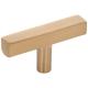 2" Satin Nickel Dominique Cabinet "T" Knob