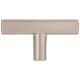 2" Satin Nickel Dominique Cabinet "T" Knob