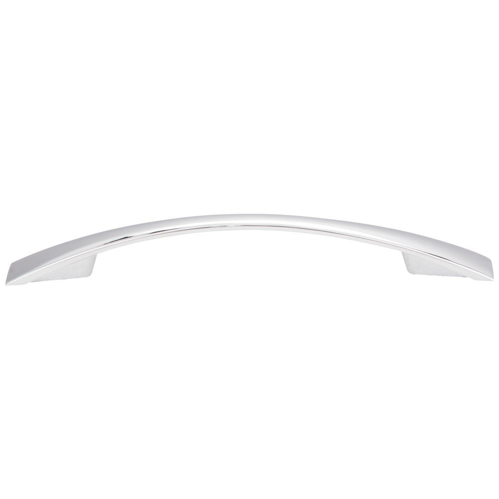 Hardware Resources 96 mm Center-to-Center Satin Nickel Flared Regan Cabinet Pull