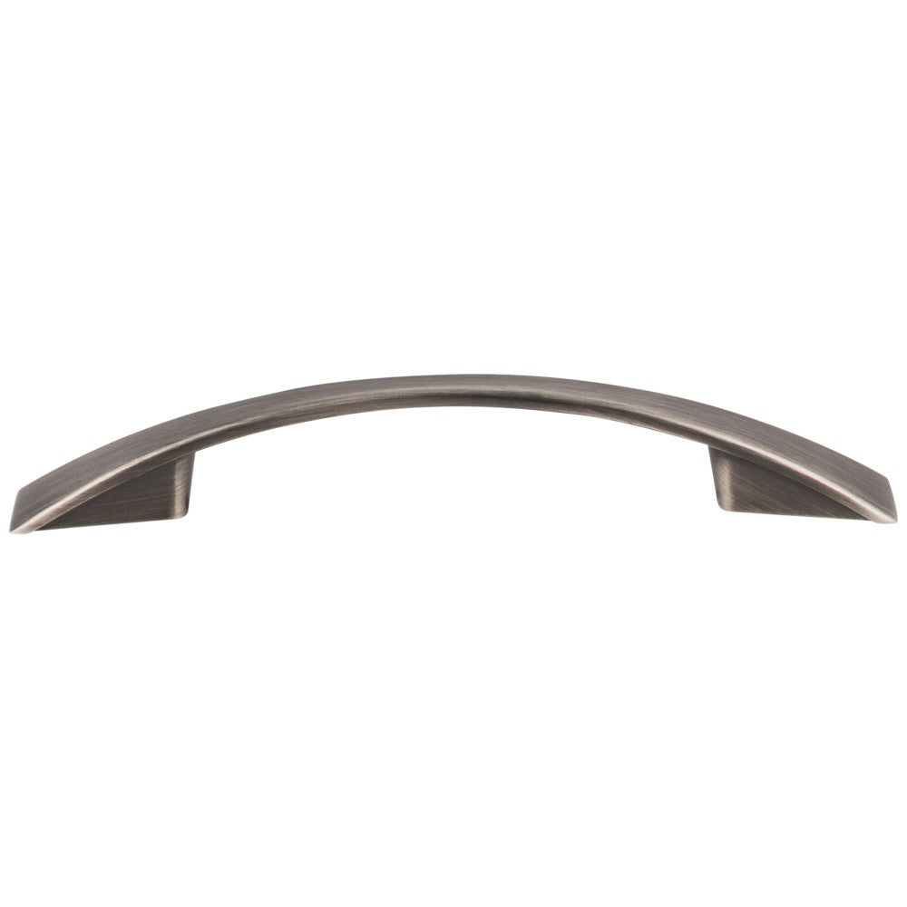 Hardware Resources 96 mm Center-to-Center Satin Nickel Flared Regan Cabinet Pull