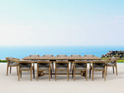 Set-367 13-Pc Toscana Extension Dining Table