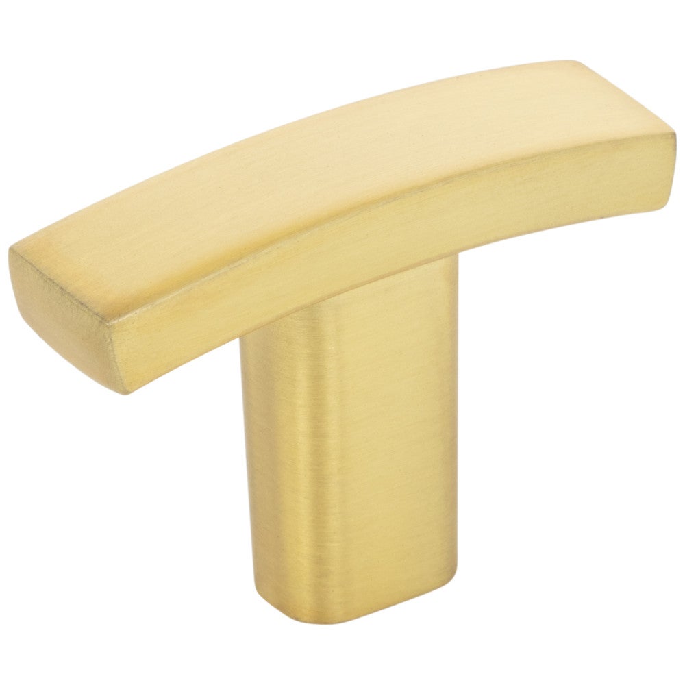 Hardware Resources 1-1/2" Overall Length Satin Nickel Square Thatcher Cabinet "T" Knob