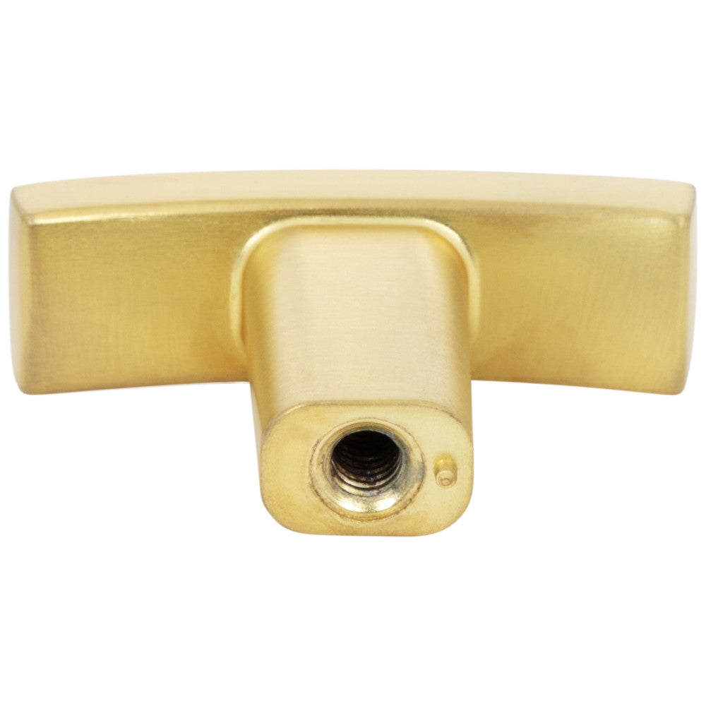 Hardware Resources 1-1/2" Overall Length Satin Nickel Square Thatcher Cabinet "T" Knob