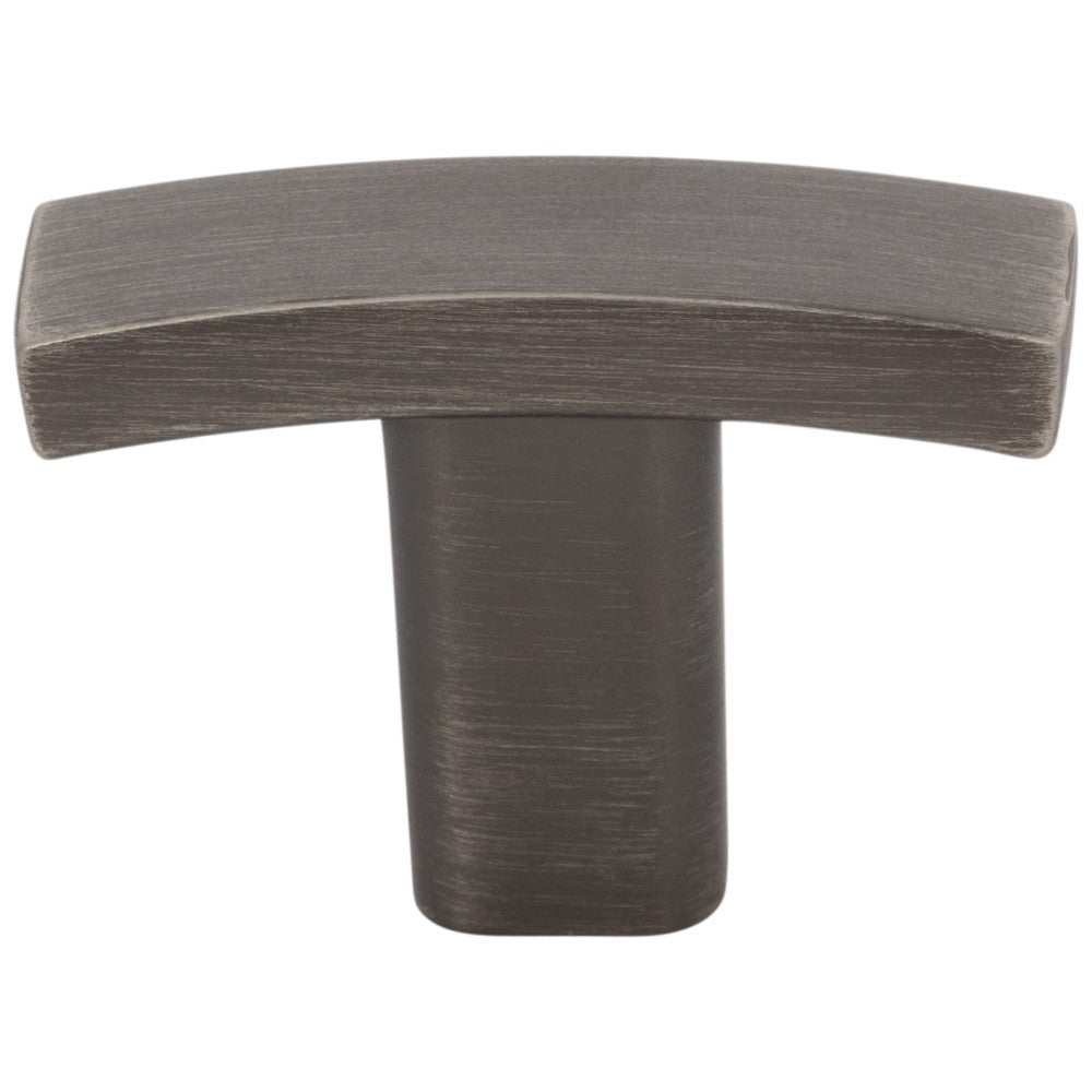 Hardware Resources 1-1/2" Overall Length Satin Nickel Square Thatcher Cabinet "T" Knob
