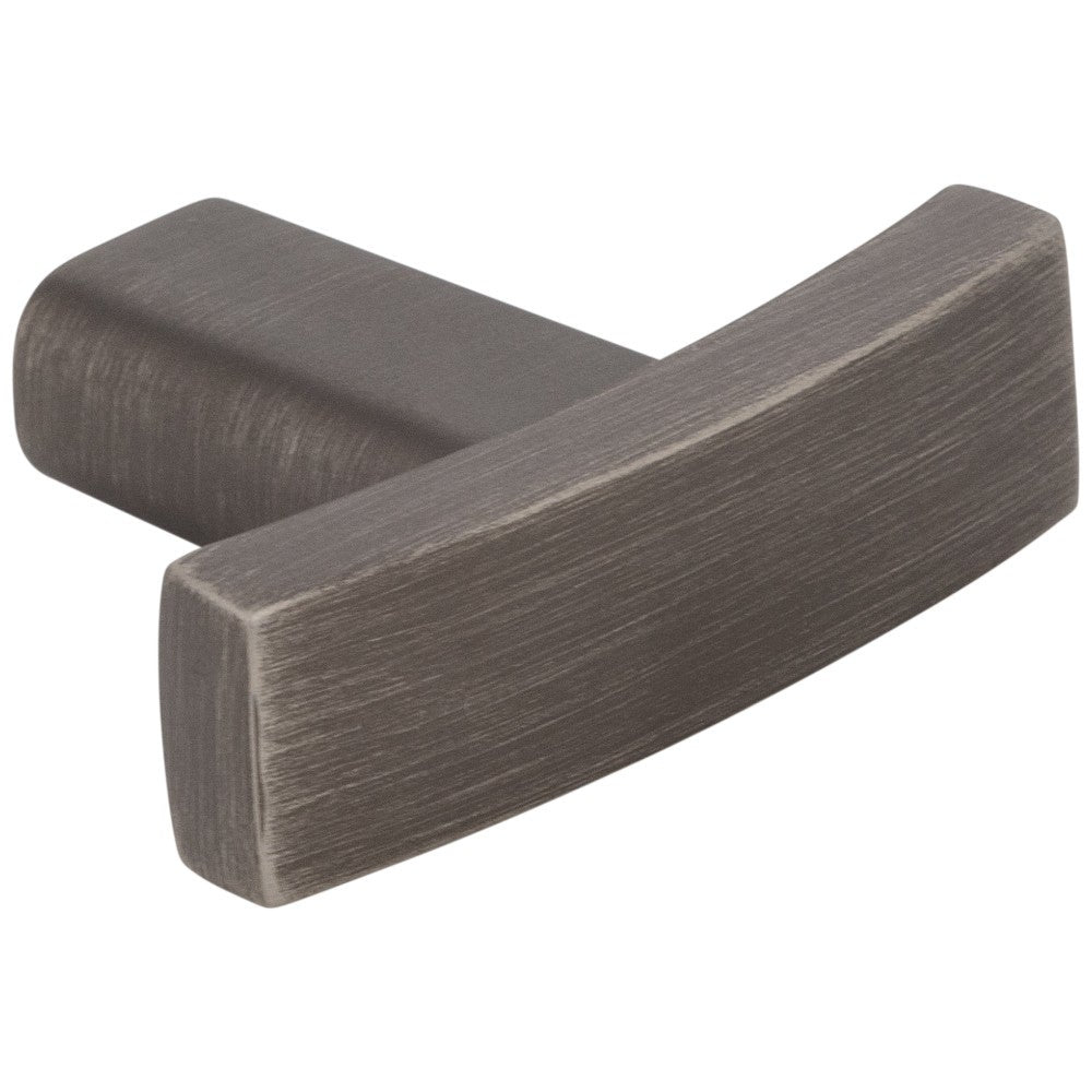 Hardware Resources 1-1/2" Overall Length Satin Nickel Square Thatcher Cabinet "T" Knob