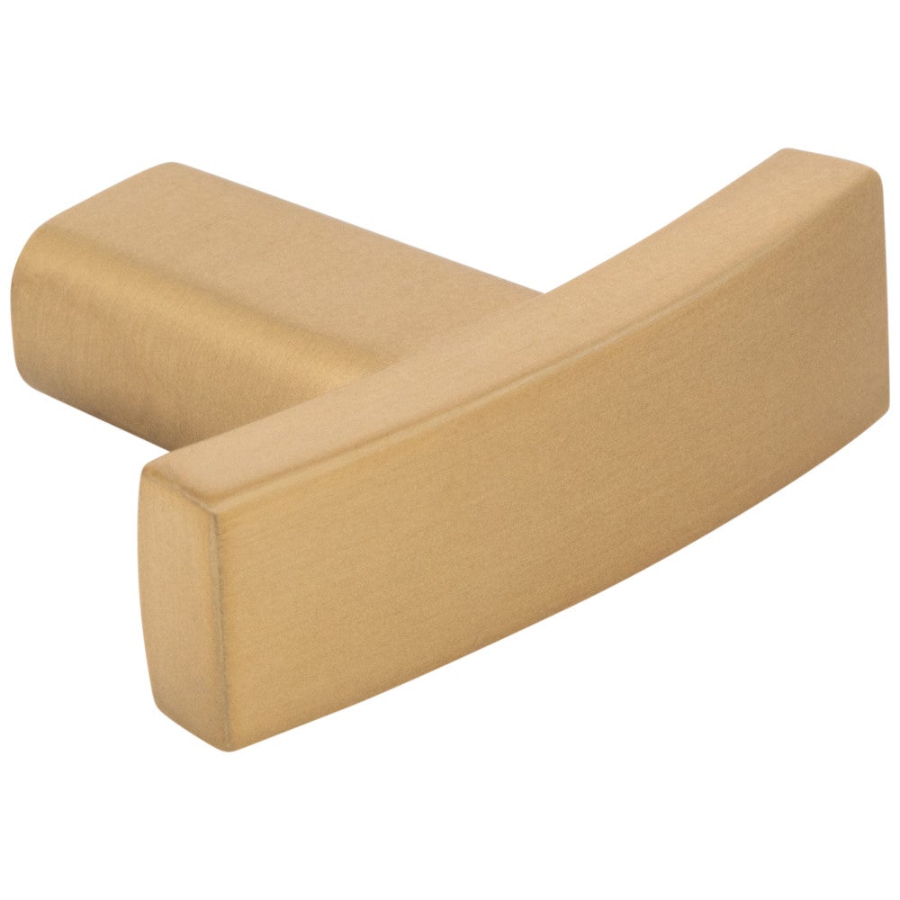 Hardware Resources 1-1/2" Overall Length Satin Nickel Square Thatcher Cabinet "T" Knob