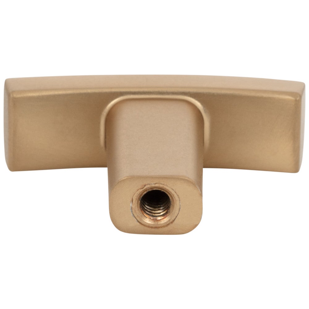 Hardware Resources 1-1/2" Overall Length Satin Nickel Square Thatcher Cabinet "T" Knob