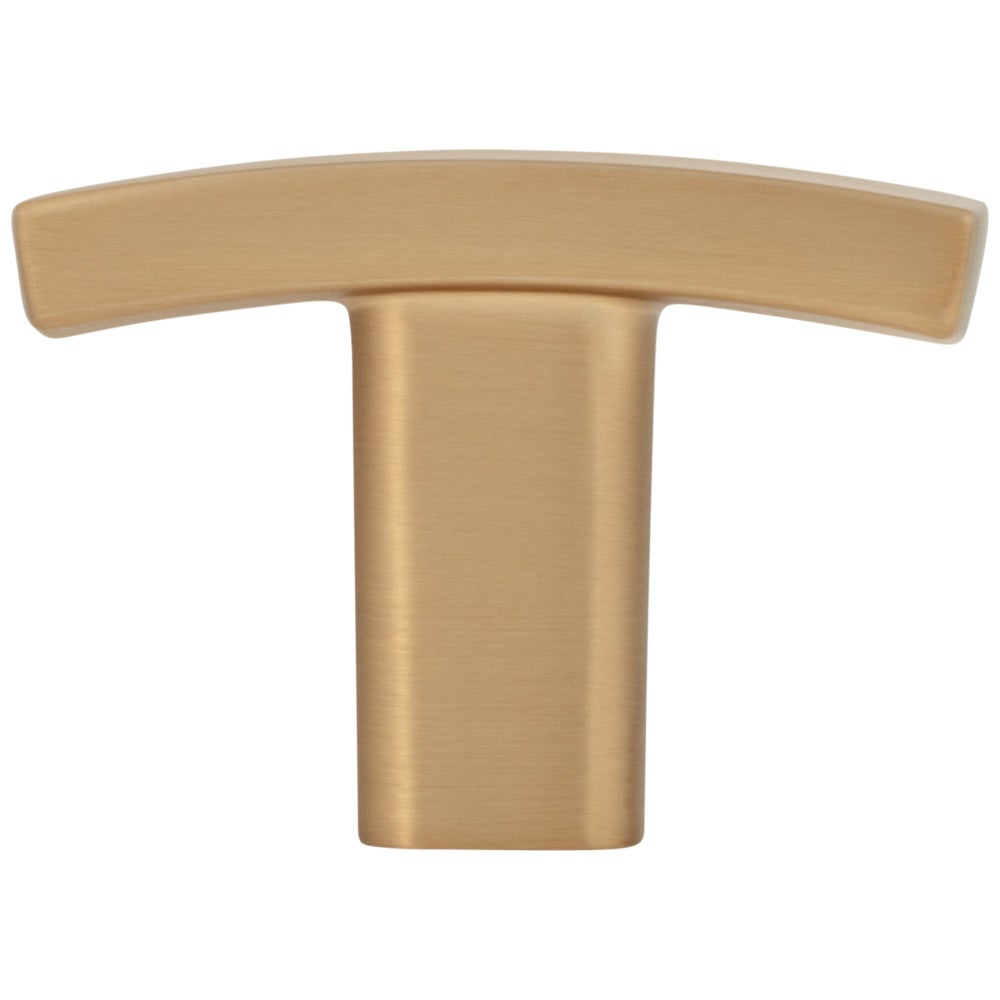 Hardware Resources 1-1/2" Overall Length Satin Nickel Square Thatcher Cabinet "T" Knob